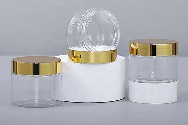 68 Teeth Spot Transparent Food Grade Wide Mouth Sub-bottling 500g Cosmetic Cream Cream Sub-bottling Packaging Wholesale