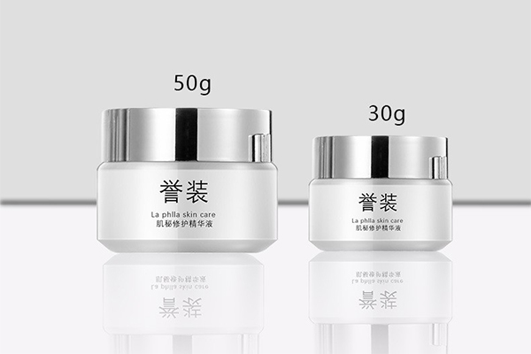 Factory Customized Double Layer Frosted Eye Cream Face Cream Bottle 30g 50ml Essence Water Emulsion Skin Care Product Set Sub-Bottle