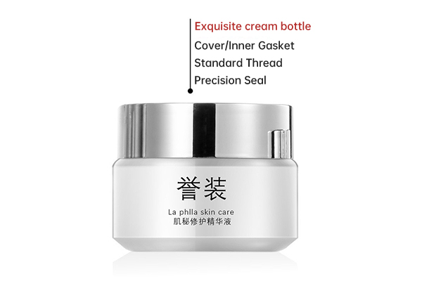 Factory Customized Double Layer Frosted Eye Cream Face Cream Bottle 30g 50ml Essence Water Emulsion Skin Care Product Set Sub-Bottle