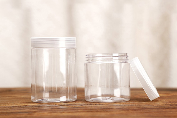 Wholesale 89-Tooth Transparent Pet Plastic Wide-Mouth Bottle, Nut Tea Plastic Jar, Round Food Packaging Bottle