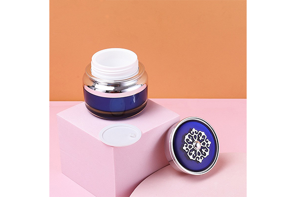 Yuzhuang Spot Round Fashion Cream Bottle Set Skin Care Products 100ml Lotion Bottle Acrylic Plastic Sub-Bottle