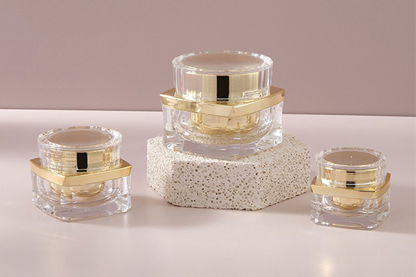 Spot Square Gold-Plated Cream Bottle 15g Acrylic Eye Cream Cream Bottle 30g Cosmetic Cream Sub-Bottle