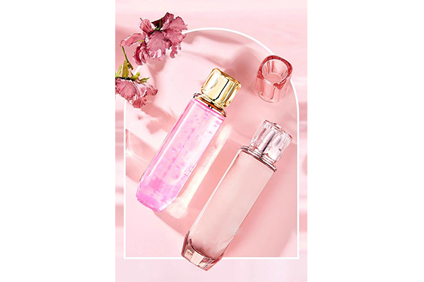 Factory Spot Electroplating Square Cover High-Grade Transparent Lotion Bottle 265ml Caviar Essence Cosmetics Sub-Bottle