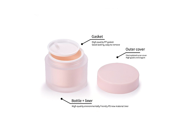 Lotion Bottle 120ml Essence Bottle Pink Double-Layer Plastic Cream Sub-Bottle Cosmetic Acrylic Set Bottle