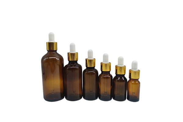 Factory Customized Brown 20ml Essential Oil Bottle 50ml Essence Dropper Bottle Cosmetic Glass Empty Bottle Sub-Bottle