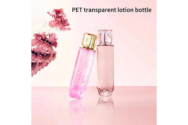 Factory Spot Electroplating Square Cover High-Grade Transparent Lotion Bottle 265ml Caviar Essence Cosmetics Sub-Bottle