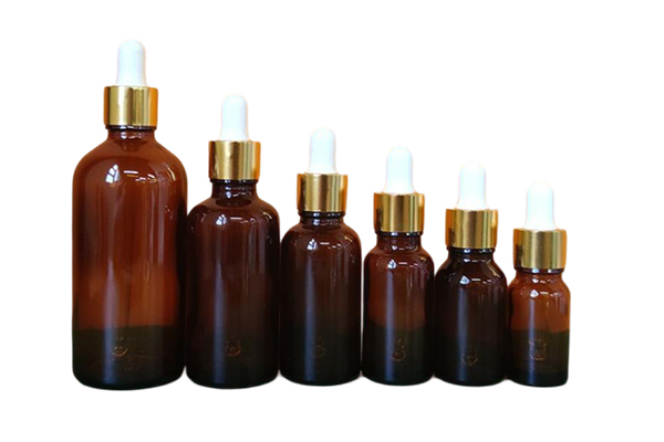 Factory Customized Brown 20ml Essential Oil Bottle 50ml Essence Dropper Bottle Cosmetic Glass Empty Bottle Sub-Bottle