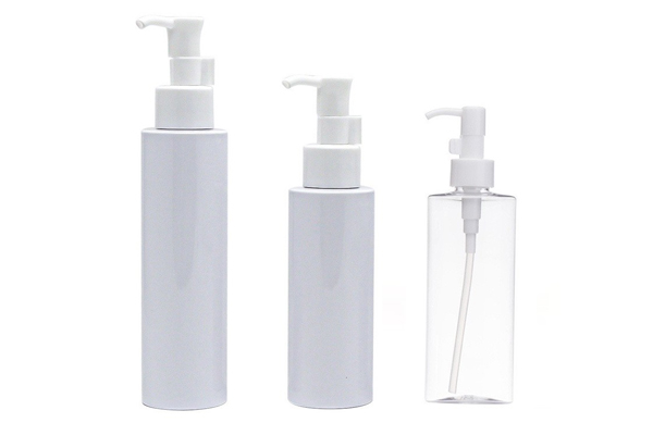 Spot 24-Tooth Push Oil Pump Bottle 100150 200ml Cosmetic Essential Oil Lotion Bottle Makeup Remover Oil Sub-Bottle