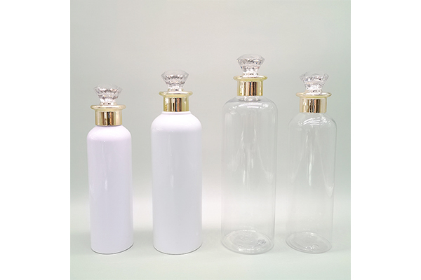 Spot 24 Teeth Transparent Round Shoulder Essence Lotion Bottle 120/150/300ml High-end Cosmetics Sub-bottle Wholesale