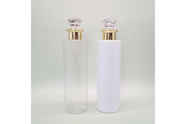 Spot 24 Teeth Transparent Round Shoulder Essence Lotion Bottle 120/150/300ml High-end Cosmetics Sub-bottle Wholesale